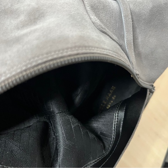 Cole Haan Valentia Gray Suede Over the Knee Boots Women's 11 Low Heel - Picture 13 of 13